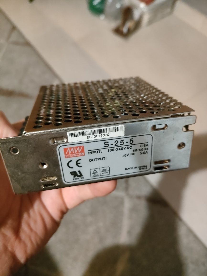 S-25-5 Zasilacz impulsowy 25W 5V 5A