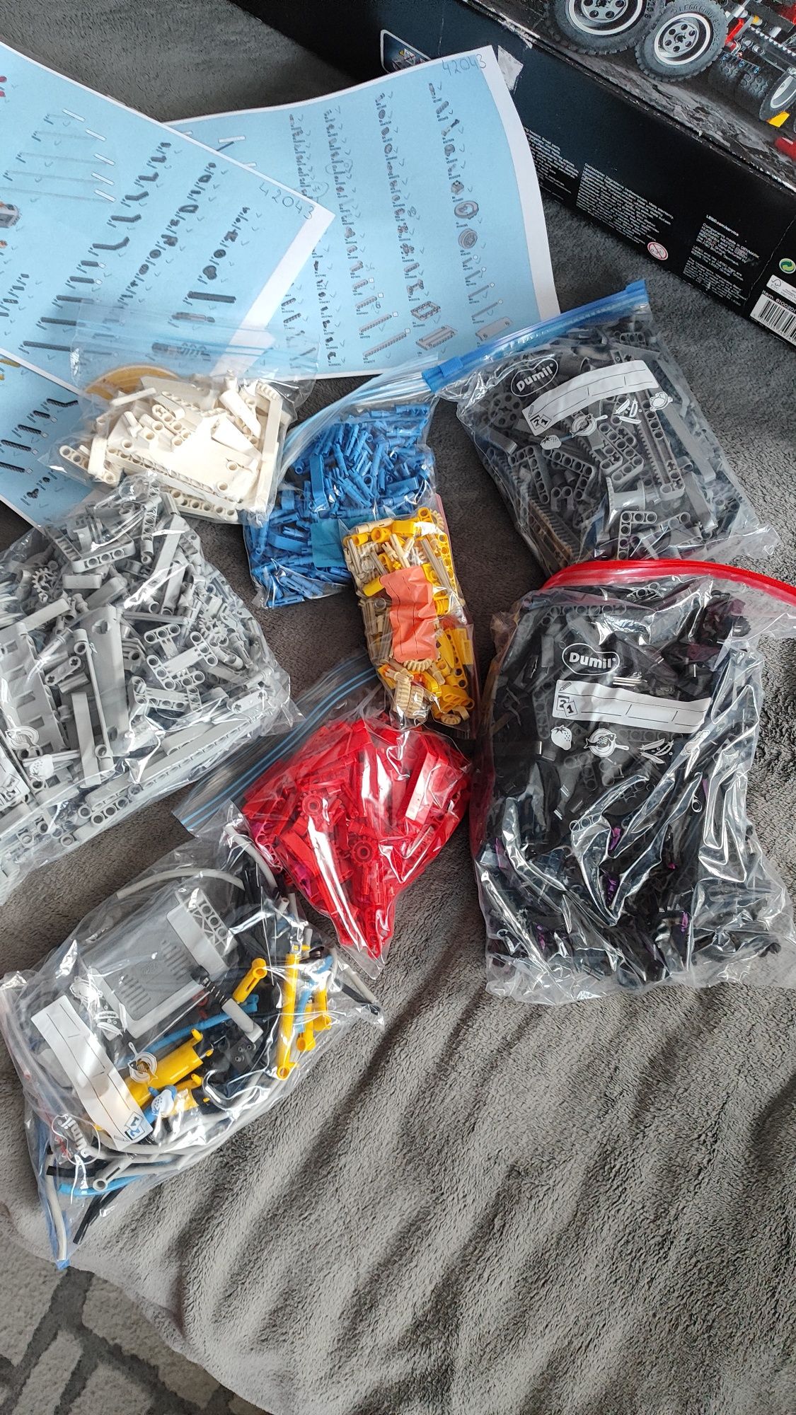 LEGO technic 42043 klocki 100%, pudło instrukcja