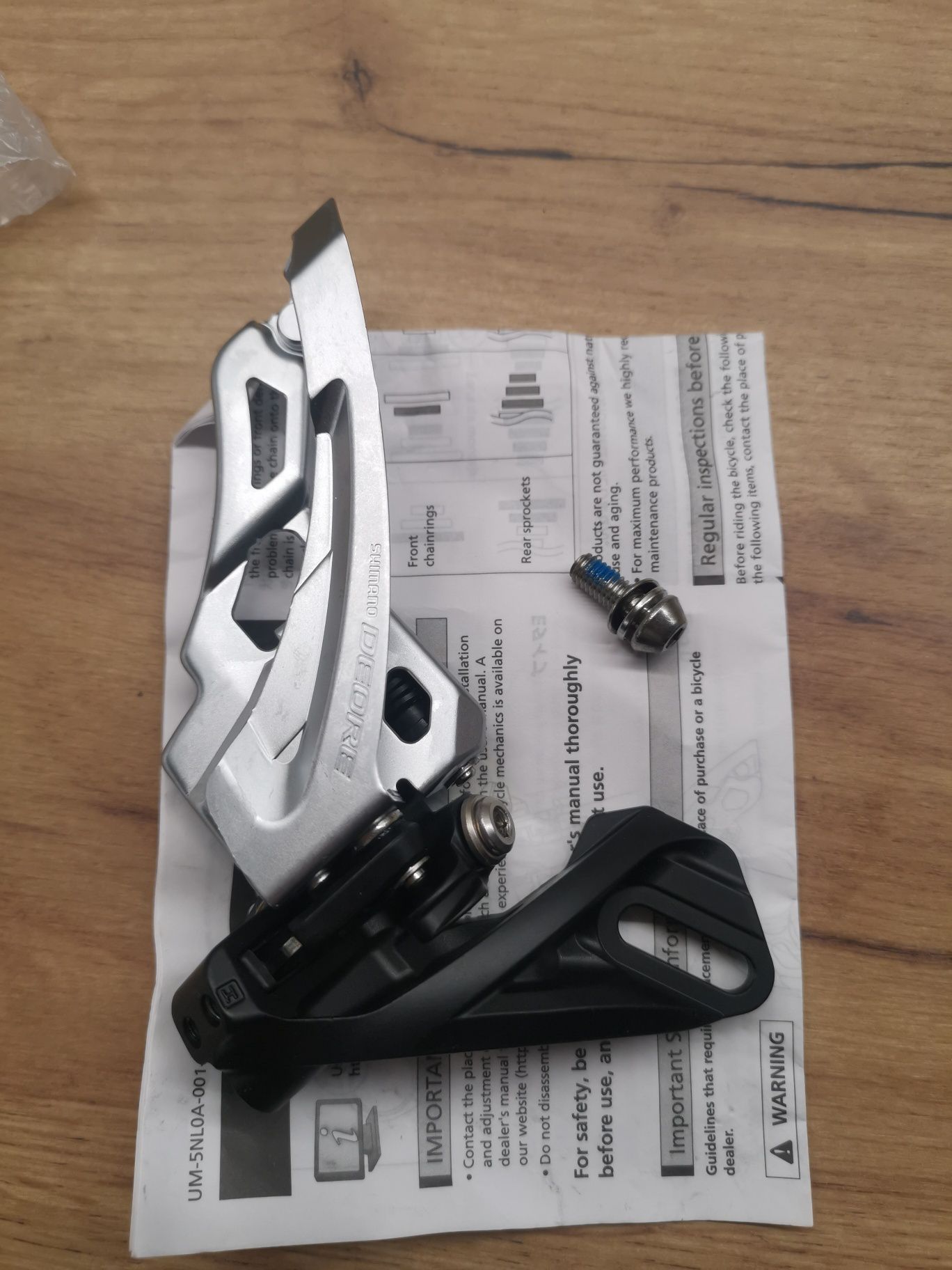 Przednia przerzutka Shimano Deore m612 3x10