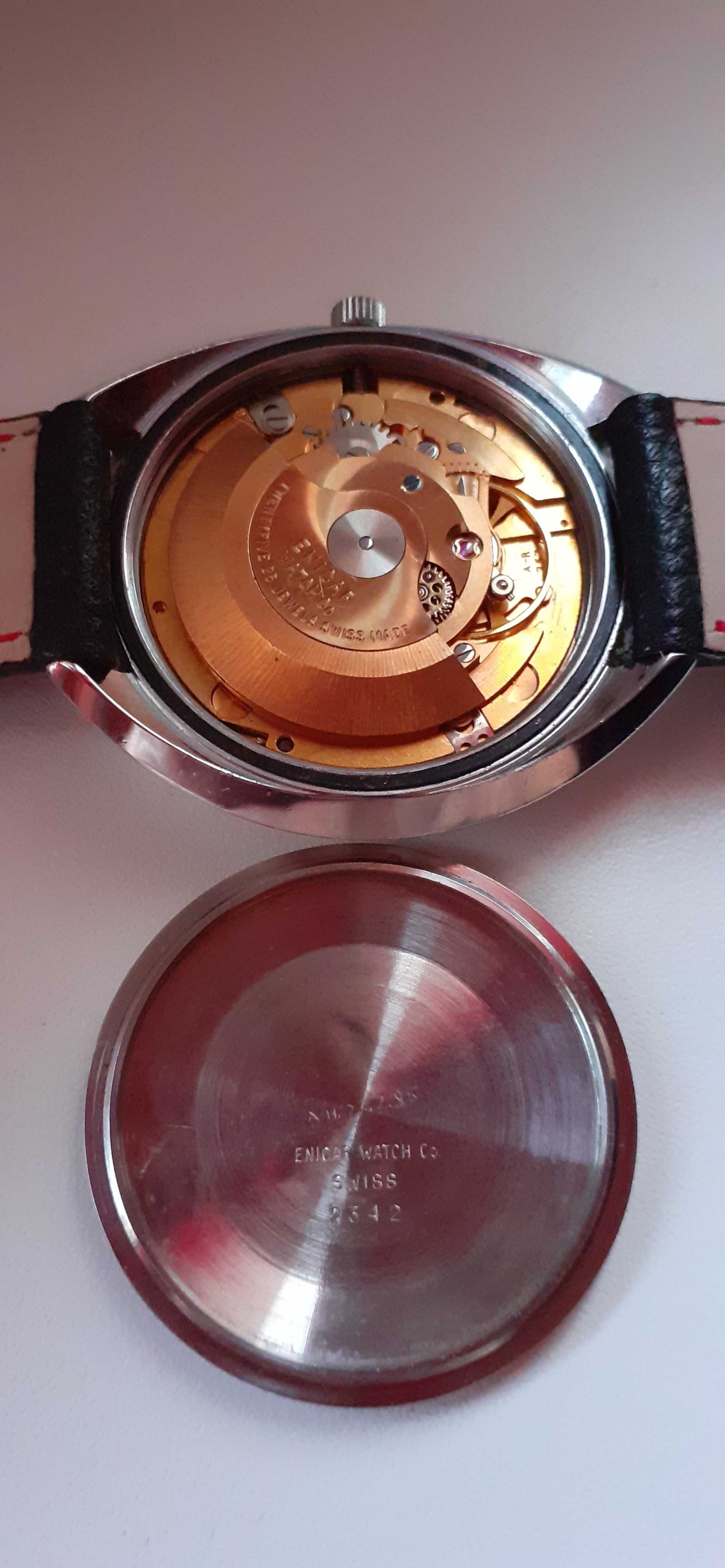 Zegarek ENICAR SHERPA STAR Watch Co automatic z 1969 r.