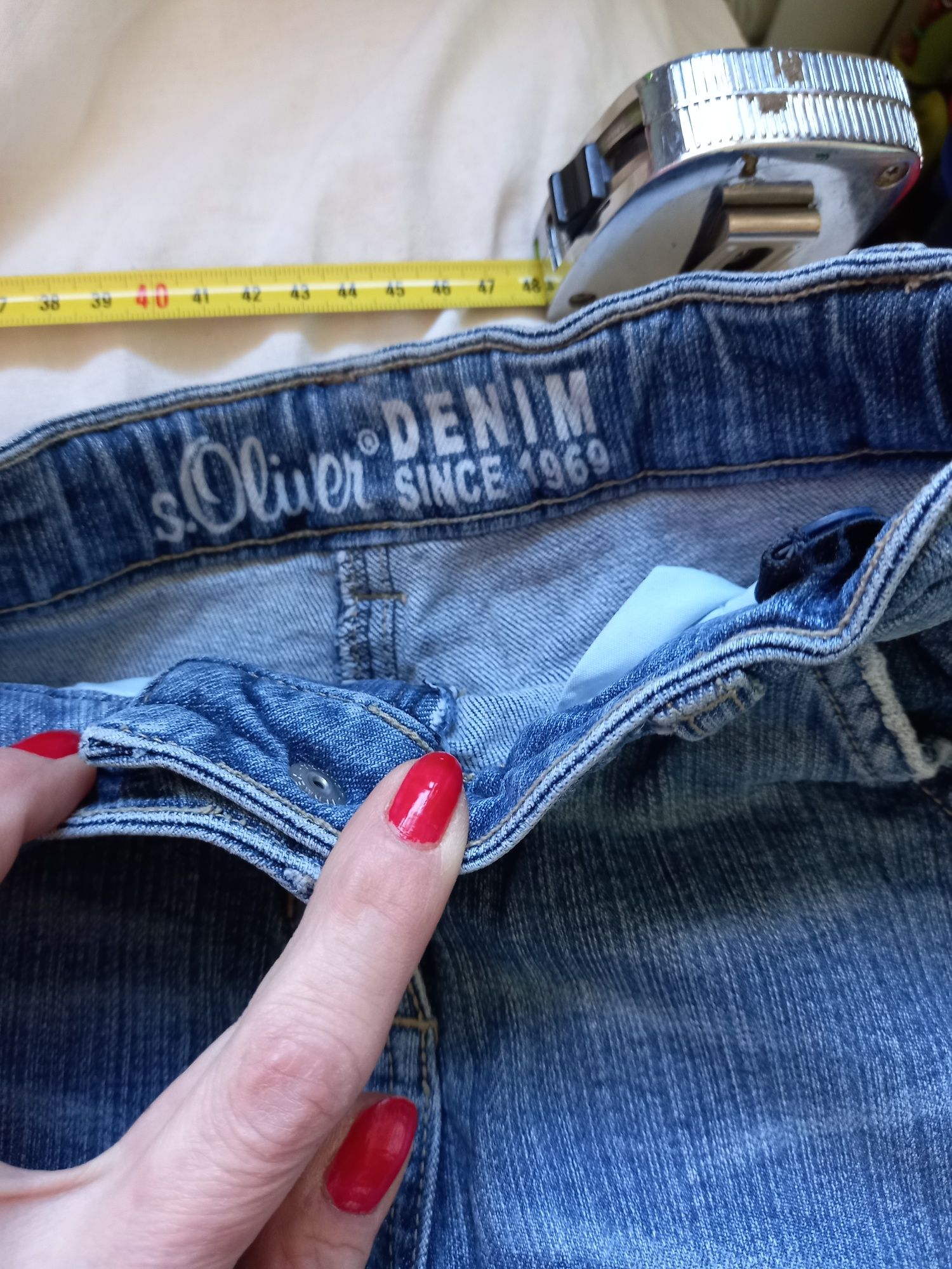 Spodnie dziewczęce jeans 110/116 2 pary Oliver girl gratis koszulka