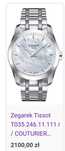 Tissot damski masa perłowa 10atm T035.246.11.111.00