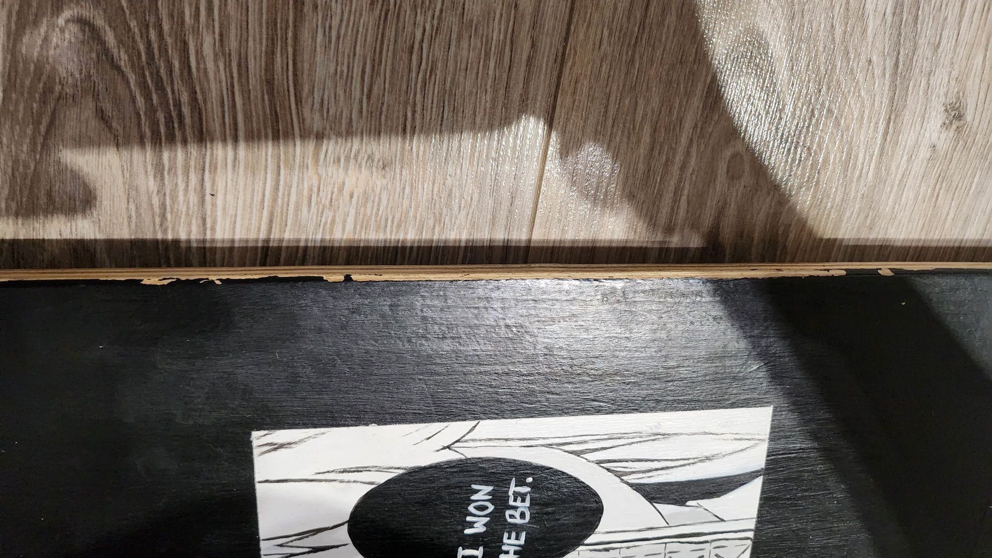 Deska typu longboard custom kakegurui anime używana
