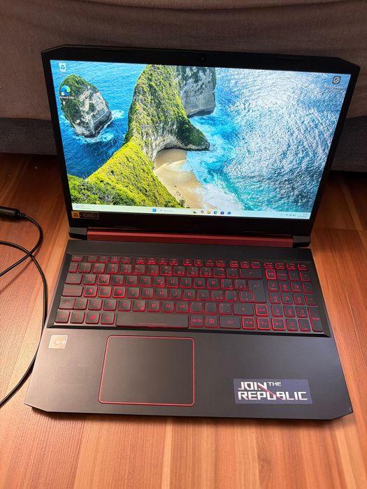Gamingowy Mocny laptop Acer Nitro 5 15.6 Ryzen 5 dwa dyski 1TB+128SSD