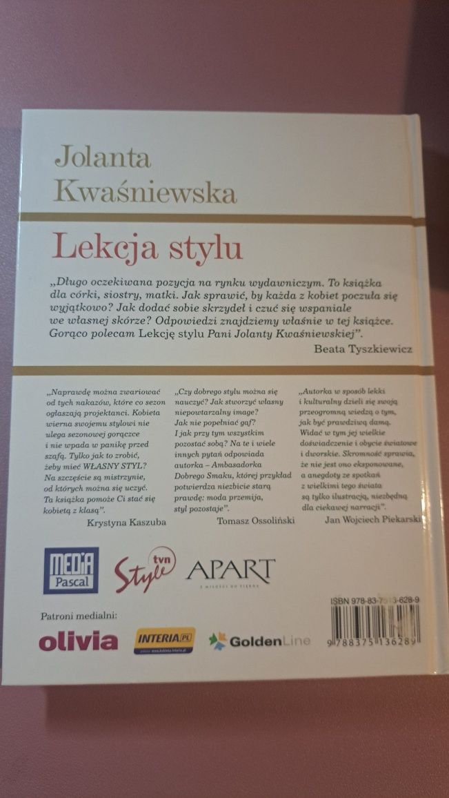 Lekcja stylu Jolanta Kwaśniewska