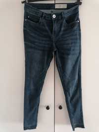 Spodnie, jeansy granatowe