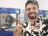Rent laundromat equipment Lavandaria self service low cost