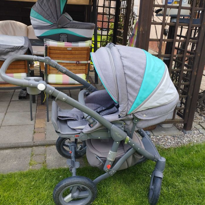 Wózek głęboko-spacerowy ADAMEX BARLETTA