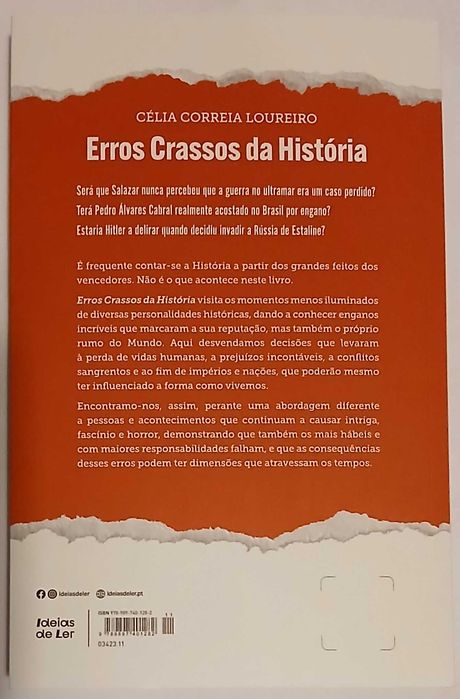 Erros Crassos da História (livro novo)