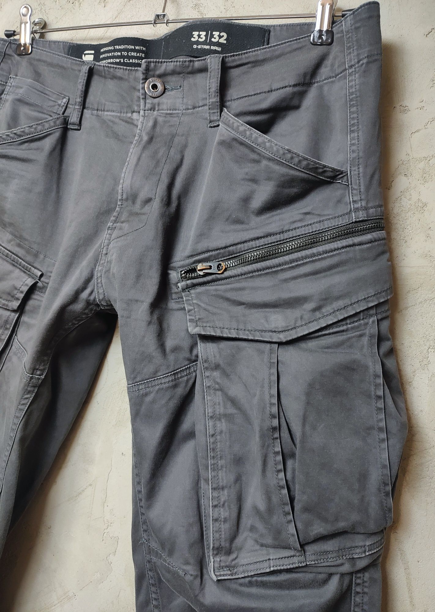 G-STAR RAW__spodnie / bojówki (33/32 - L) cargo pants Rovic Zip 3D