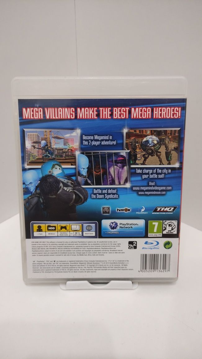Megamind Megamocny DreamWorks PlayStation 3 PS3 gra dla dzieci