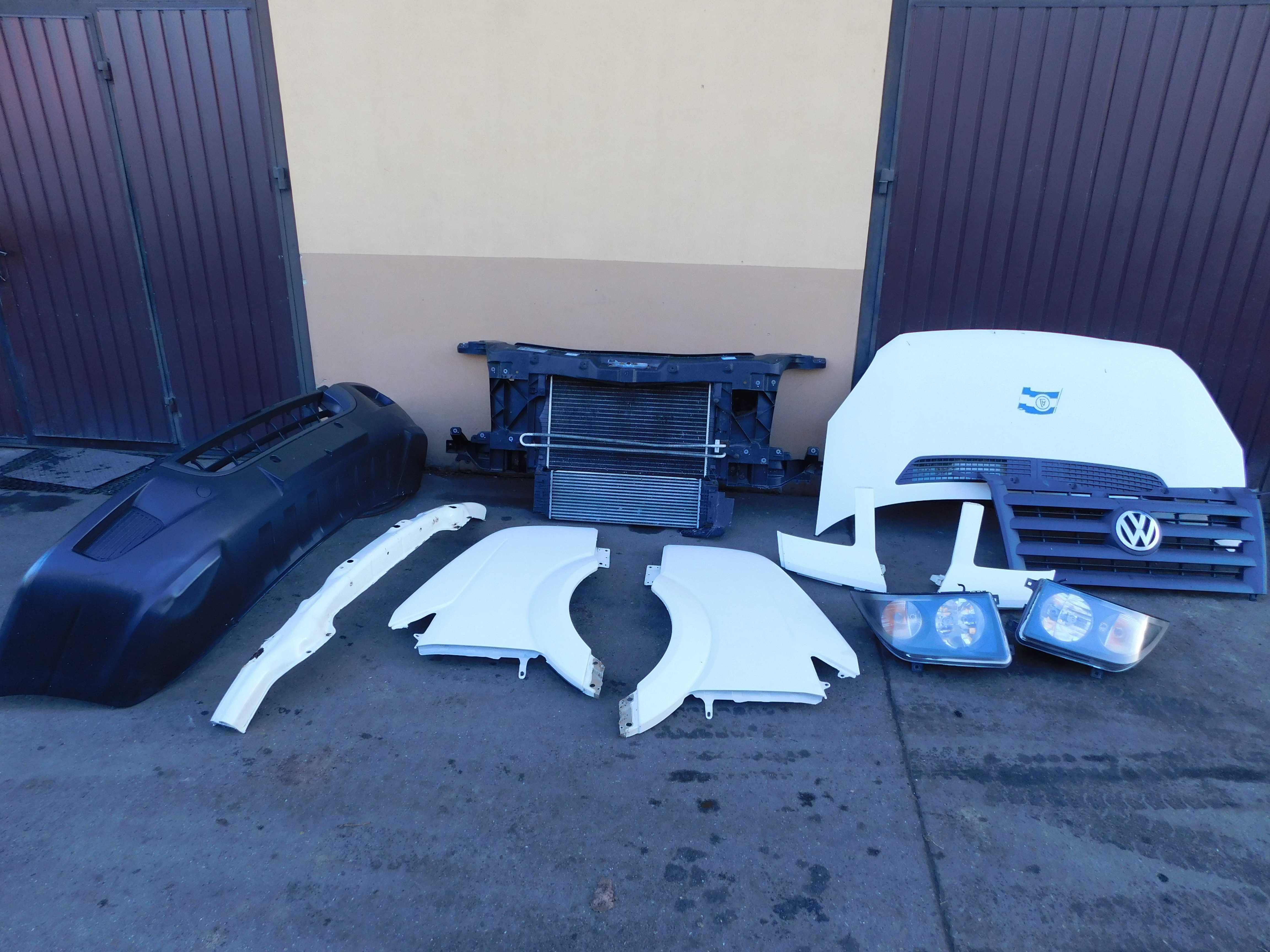 VW Crafter przód kompletny maska chłodnice błotniki lampy chłodnice