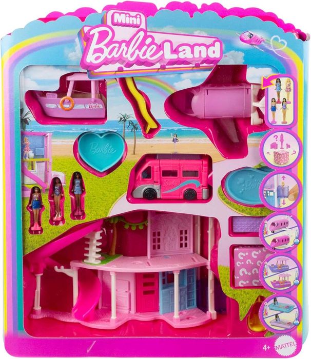 Barbie Mini BarbieLand POJAZDY akcesoria prezent dla dziewczynki C6