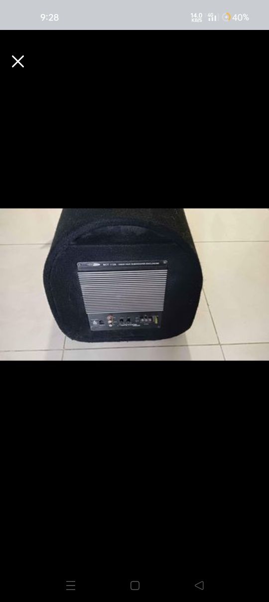 Caliber BCT112A Subwoofer com amplificador 1000 W