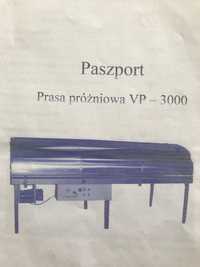 Sprzedam Prasa Próżniowa VP- 3000