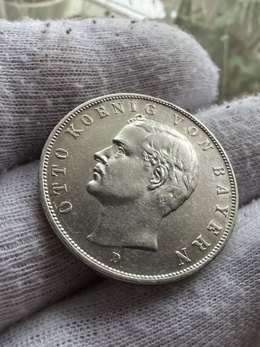 3 марки 1909 року Баварія Отто