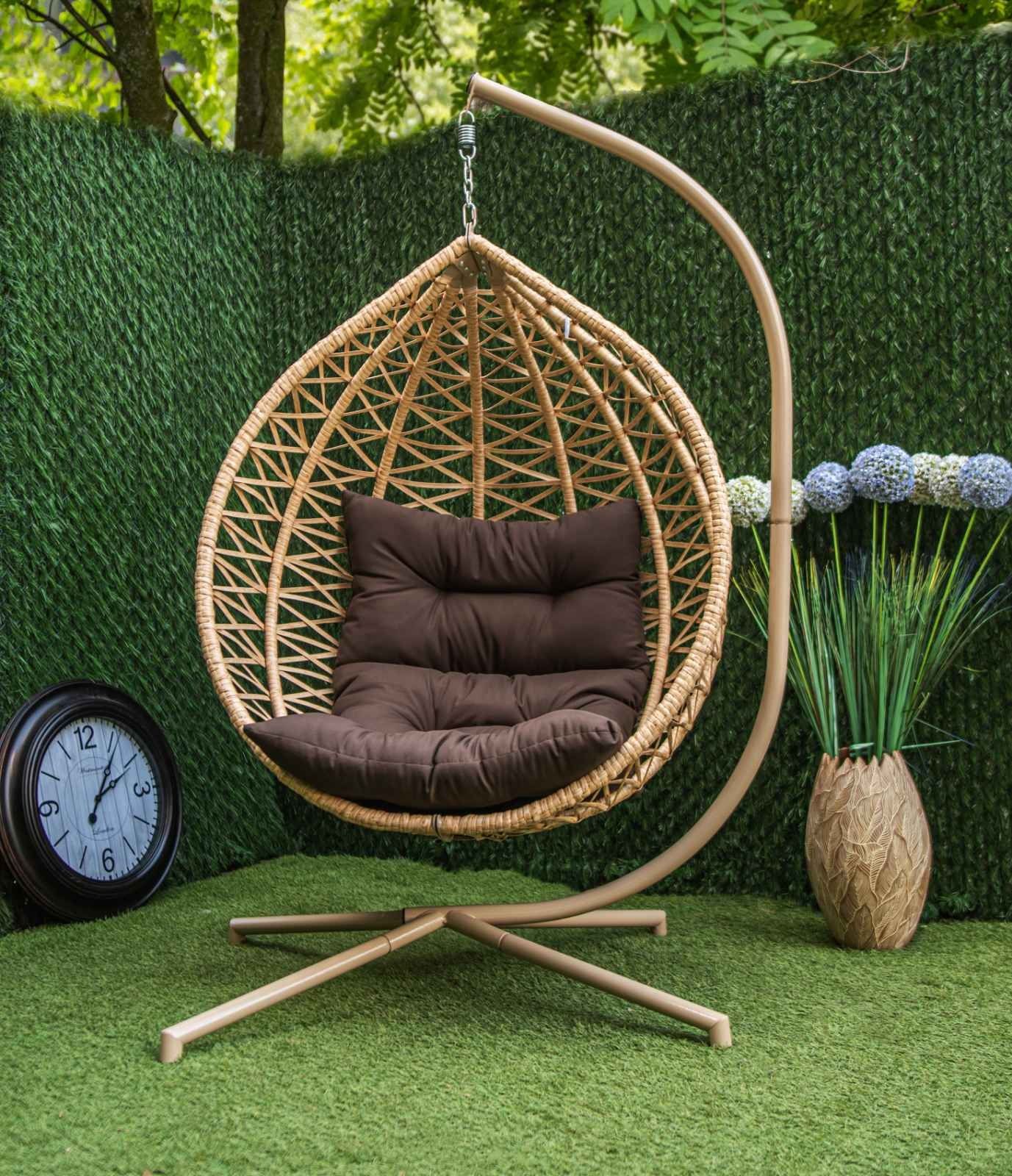 АКЦИЯ ! Подвесное кресло кокон Качели гамак. Кресло качалка из ротанга