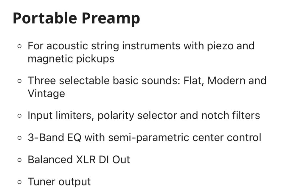 Palmer Amplificador - Pocket Amp Acoustic