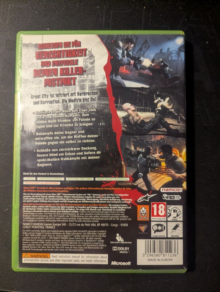 Dead to Rights Retribution Xbox 360 X360