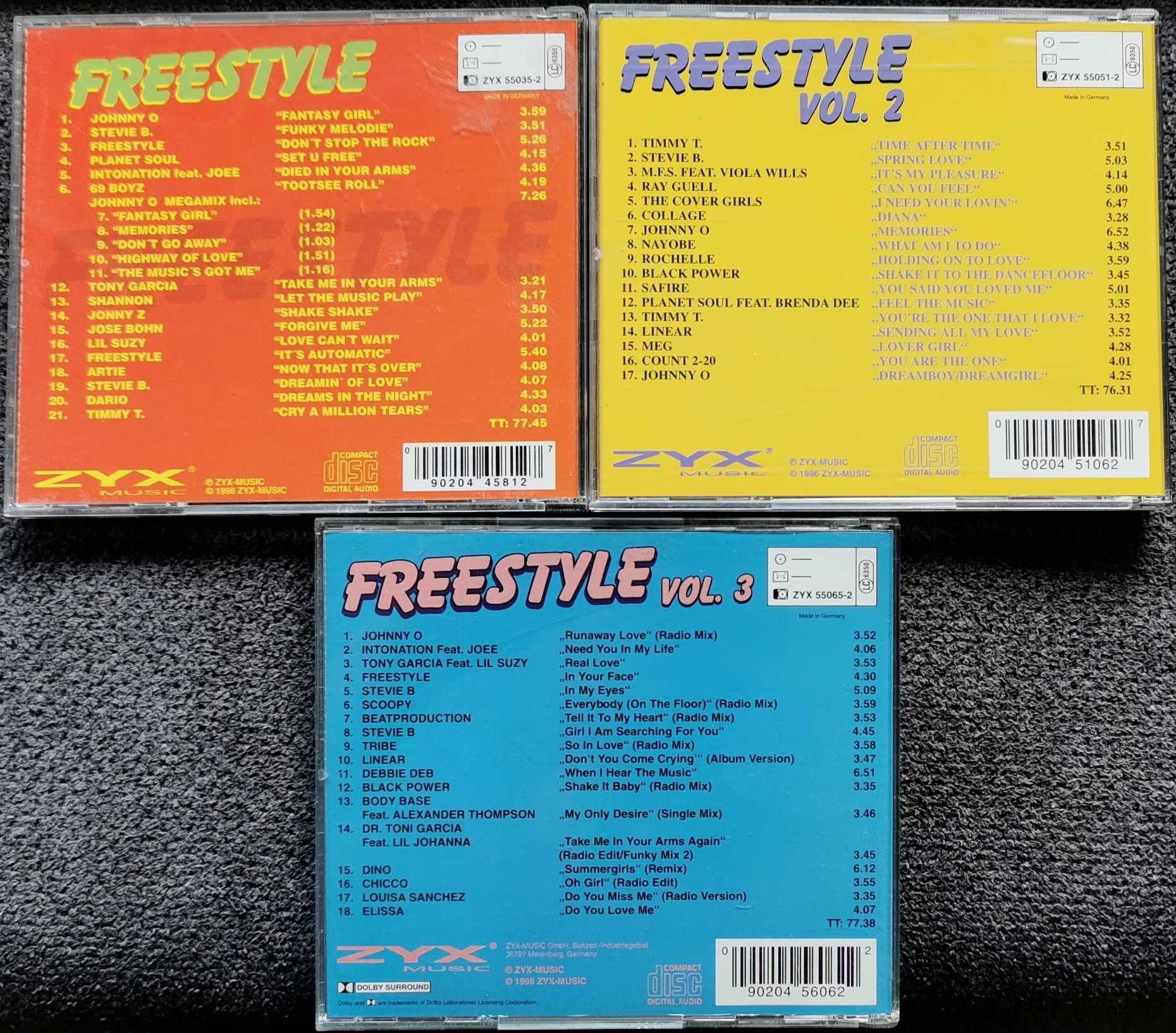 Freestyle Vol. 1, 2, 3 (1996)