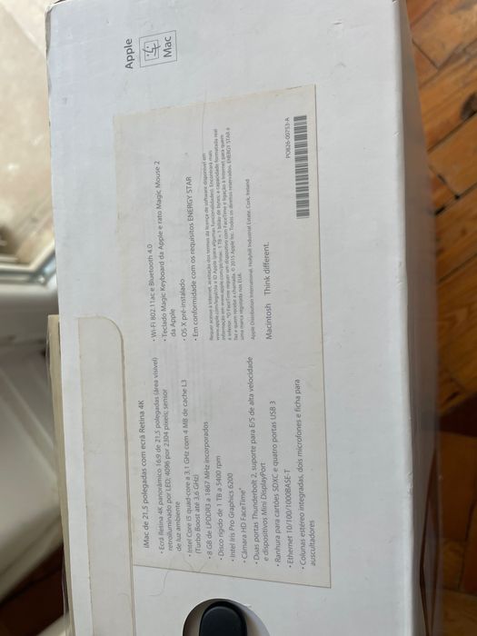 iMac 21,5 polegadas ecrã 4k Finais de 2015