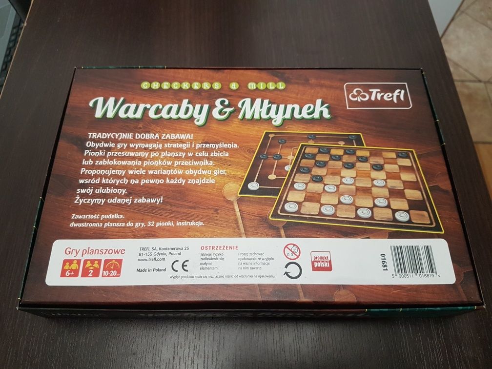 Warcaby & Młynek TREFL