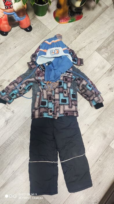 Комбинезон зимний костюм курточка