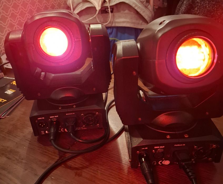 REZERWACJA Mini Gobo Moving Head 2 szt.