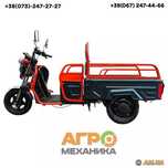 Электротрицикл грузовой FORTE GP-1000-C (черный)