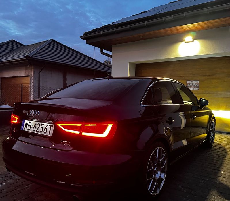 Audi A3 Limousine 2.0TFSI 223KM Quattro oryginalny przebieg, świetny stan