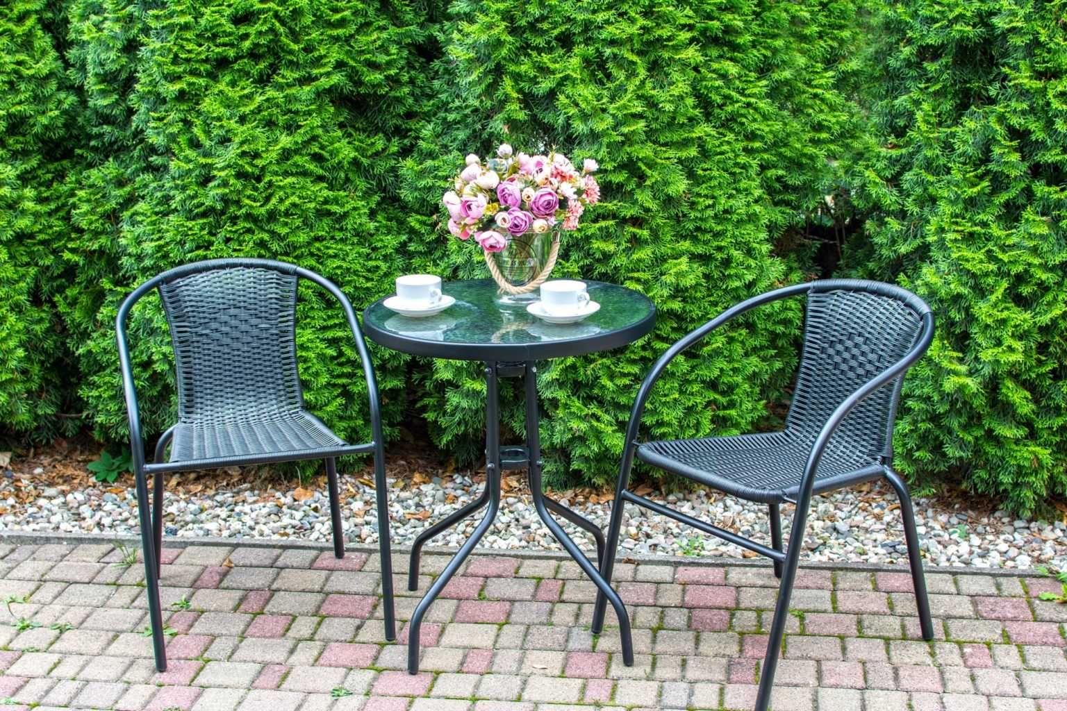 Комплект меблів стіл + стільці для балкону, терасси, саду, кафе
