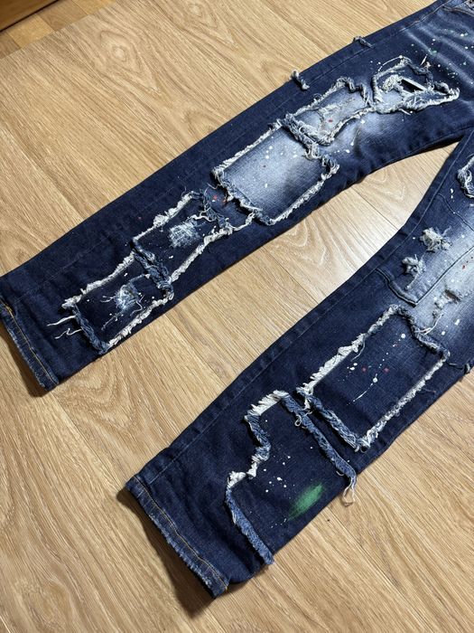 Штани dsquared2 paint patch work