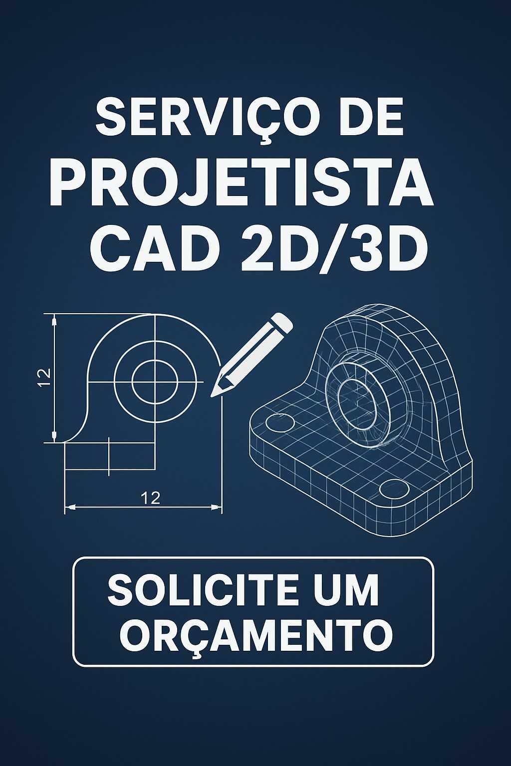 Serviço de impressão 3d /Modelação / Projetista CAD Freelancer