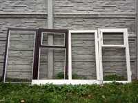 окно деревянное (рамы - 4шт, подоконник)