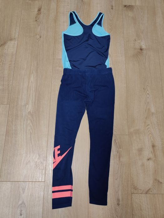 Zestaw sportowy Nike spodnie + koszulka, roz. 146 /152