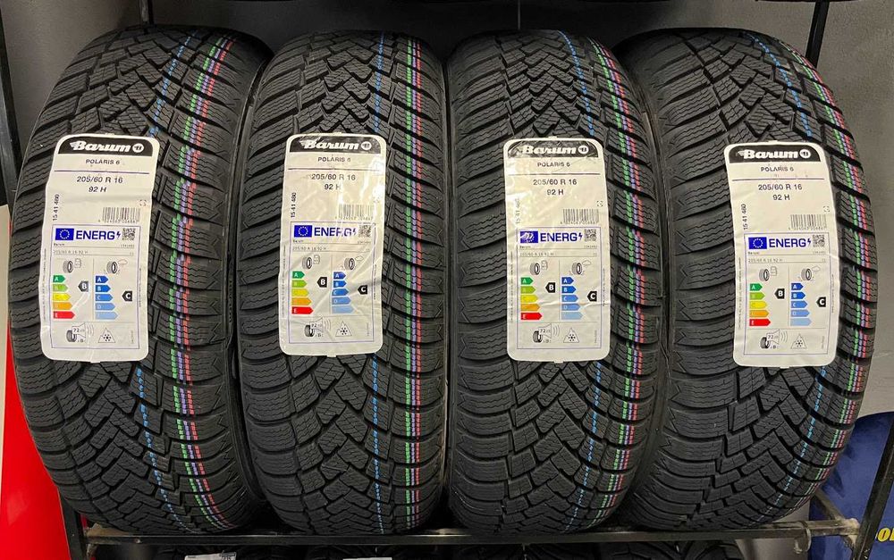 Opony zimowe 205/60R16 Barum Polaris 6 nowe 2025r