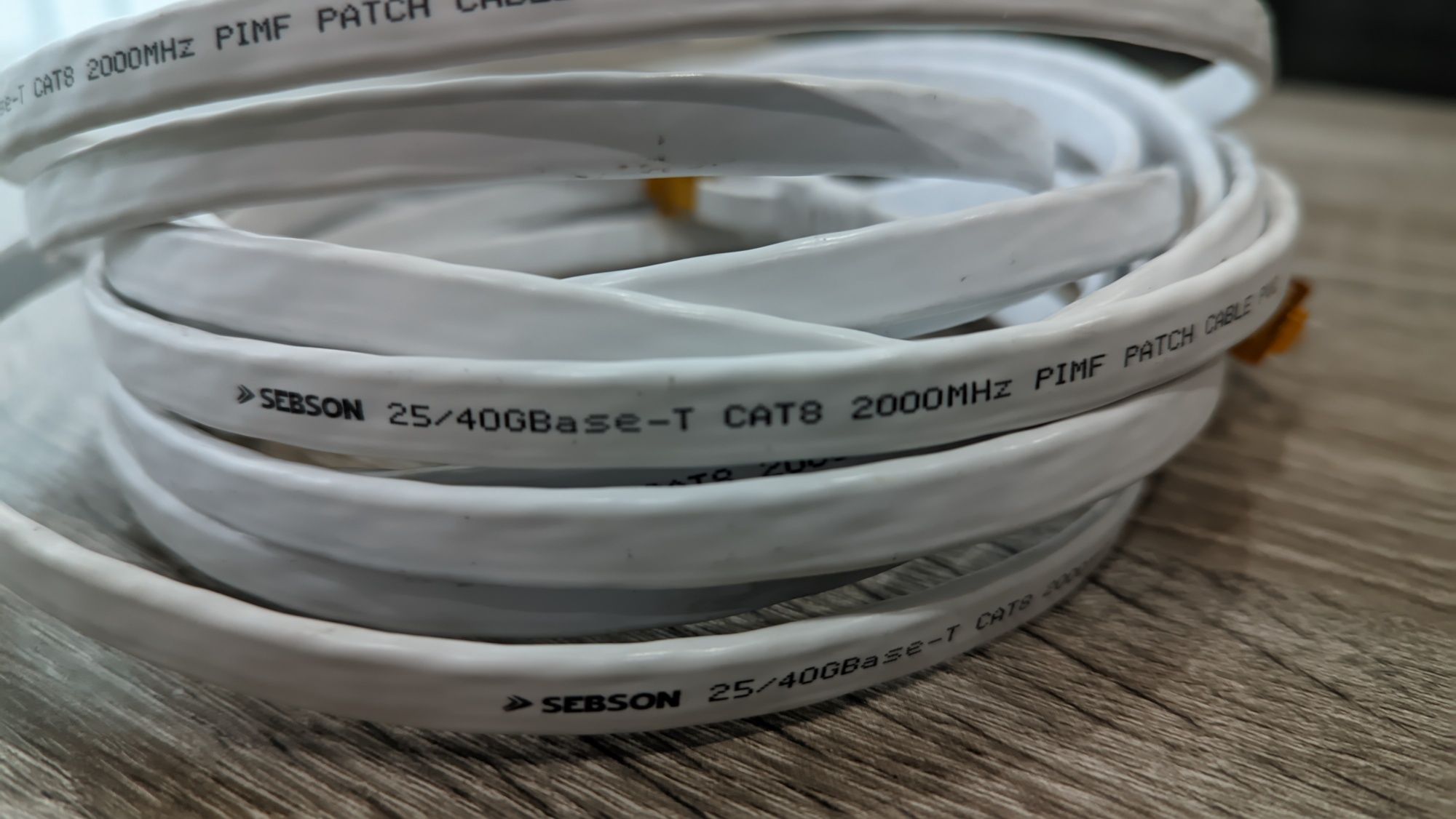 Cabo Ethernet CAT8 com 5mt