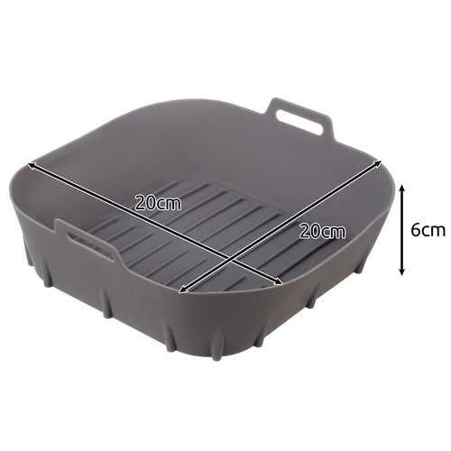 Silikonowy wkład do frytkownicy beztłuszczowej Air Fryer 20x20cm forma