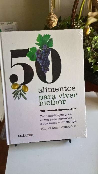 Livro "50 alimentos para viver melhor! NOVO