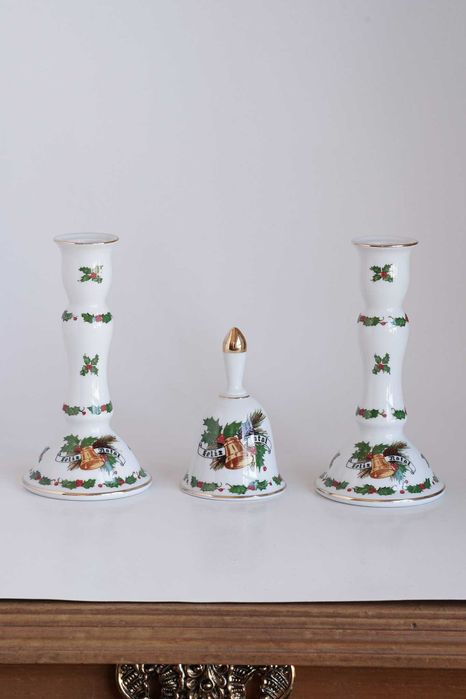 Conjunto de Natal - porcelana Porart