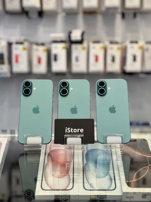 NOWY iPhone 16 Teal • 128 GB • Zielony • 100% BATERIA • GWARANCJA •