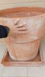 Vaso grande em terracota