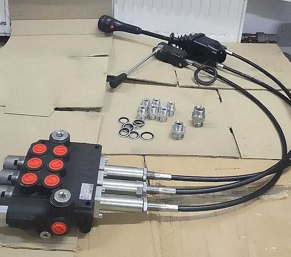 Гидрораспределитель под вилку/шарик на МТЗ, ЮМЗ. Джойстик на тросиках