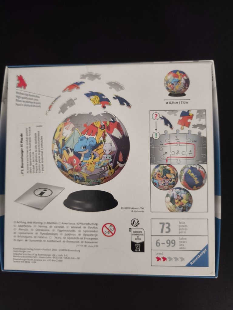Puzzle 3D Pokémon