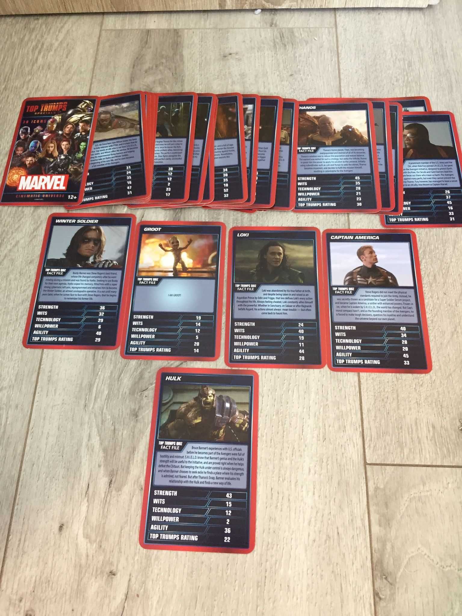 Marvel karty do grania 12+
