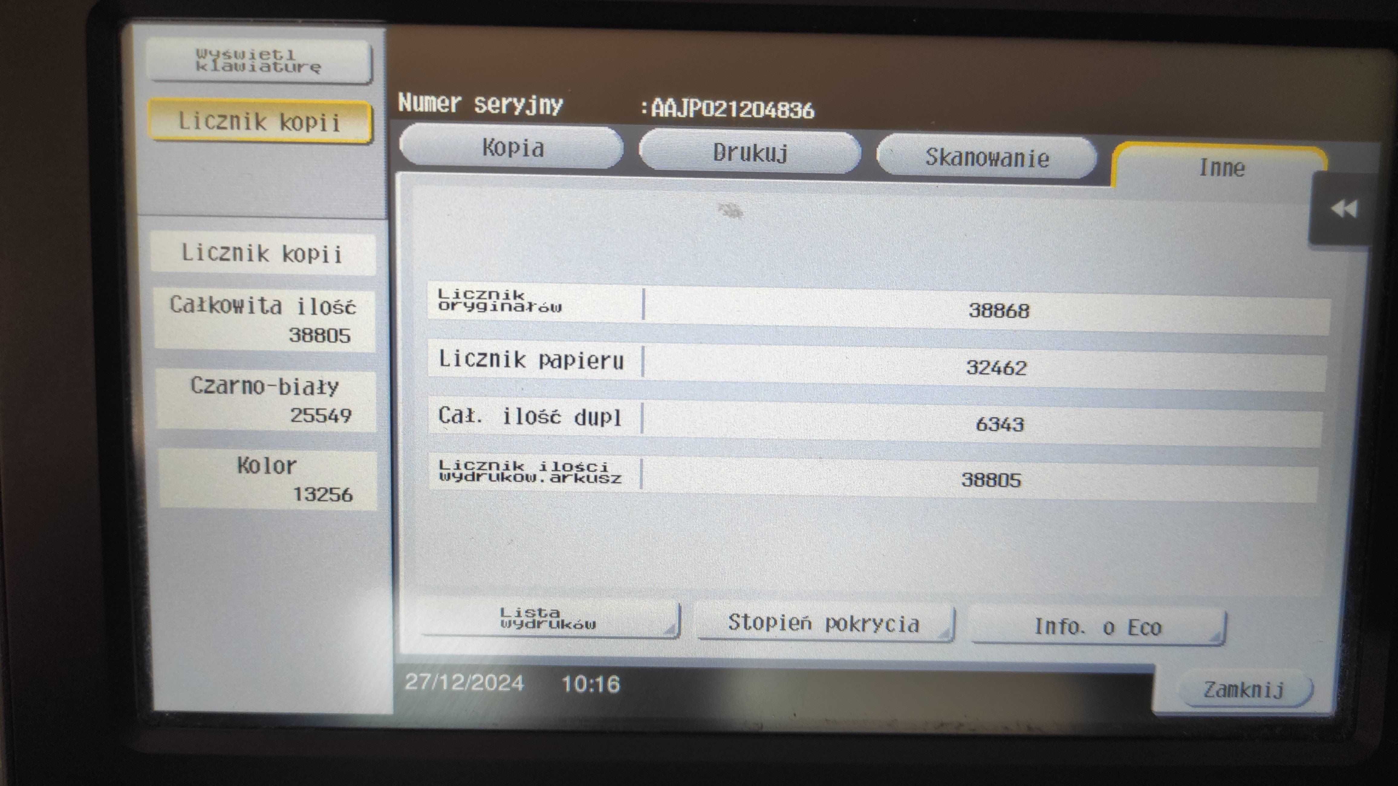 Konica Minolta Bizhub 3320i