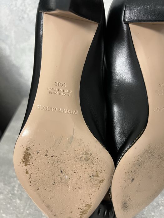 Туфлі лодочки шкіряні Giorgio Armani Made in Italy 100% оригінал