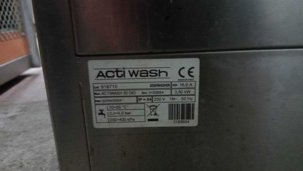 Máquina lavar loiça abertura frontal ACTIWASH