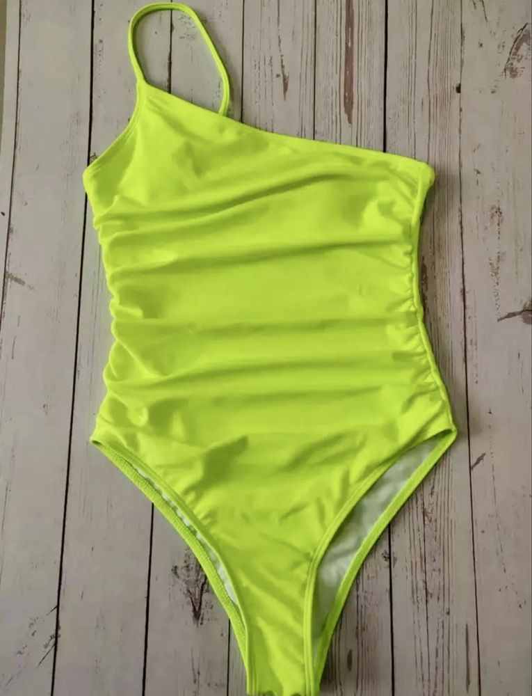 Fato de banho em verde neon