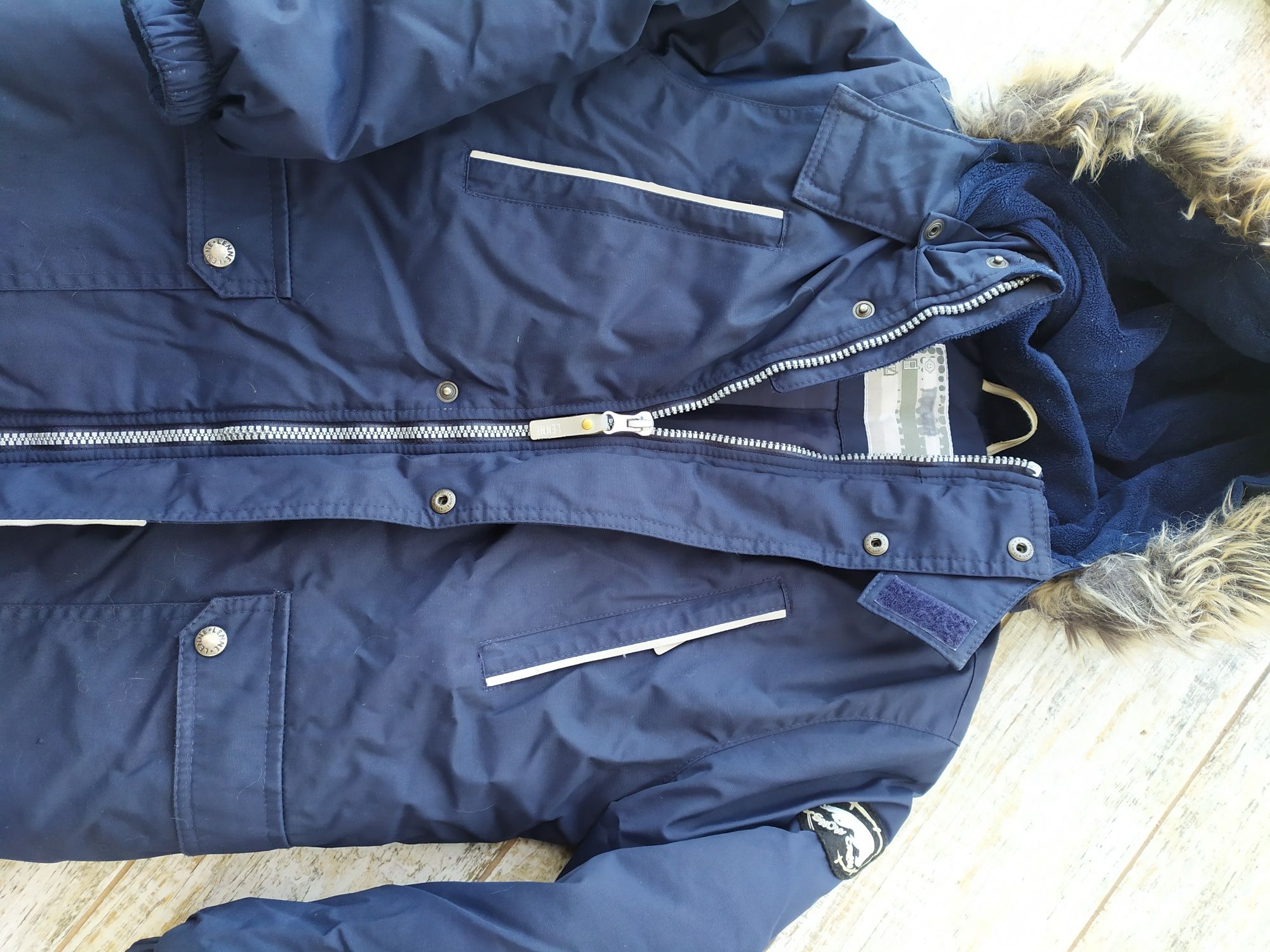 Куртка Lenne 128 см хлопчику зимова курточка парка